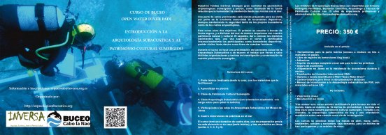 Curso de buceo Open Water Diver PADI con introducción a la Arqueología Subacuática